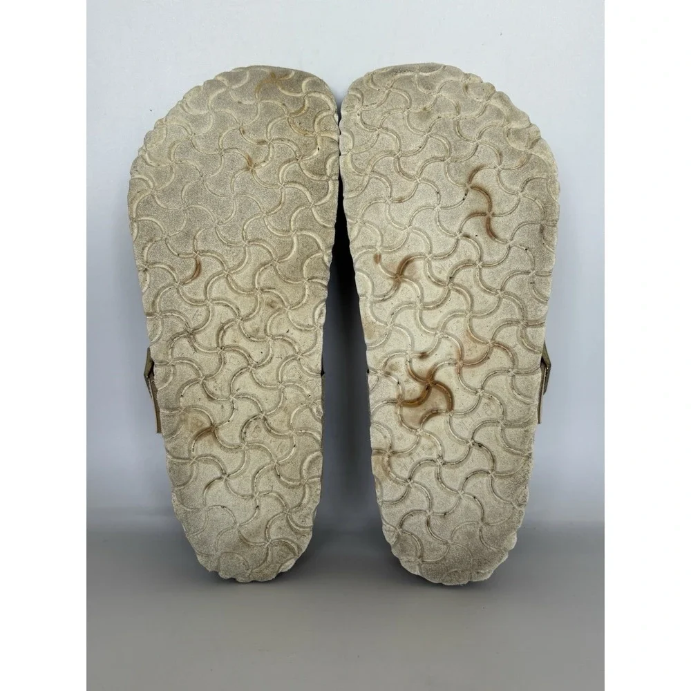 Birkenstock Gizeh Women Slip On Sandals‎ Snake Skin Metallic Size 40/9-9.5 US
